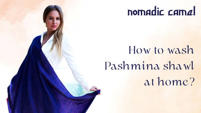 How to Wash Pashmina Shawl at Home ?